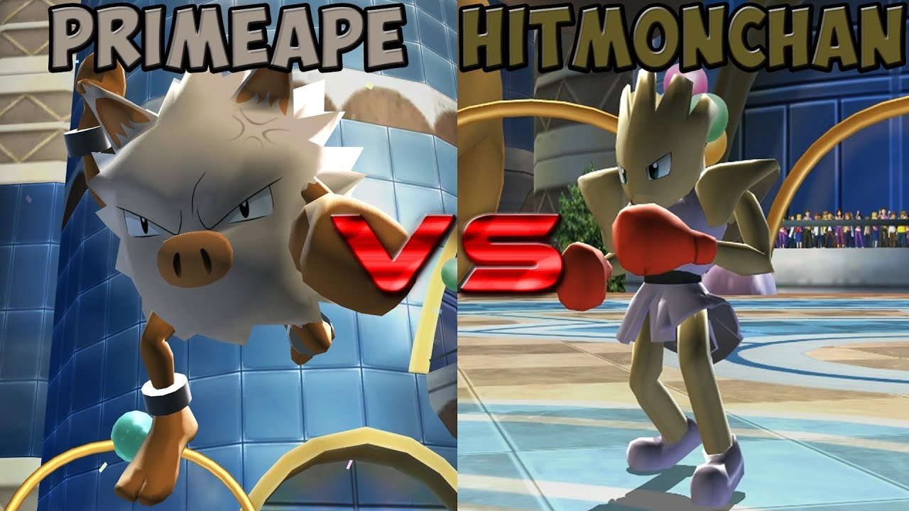 Pokemon battle revolution - Primeape vs Hitmonchan