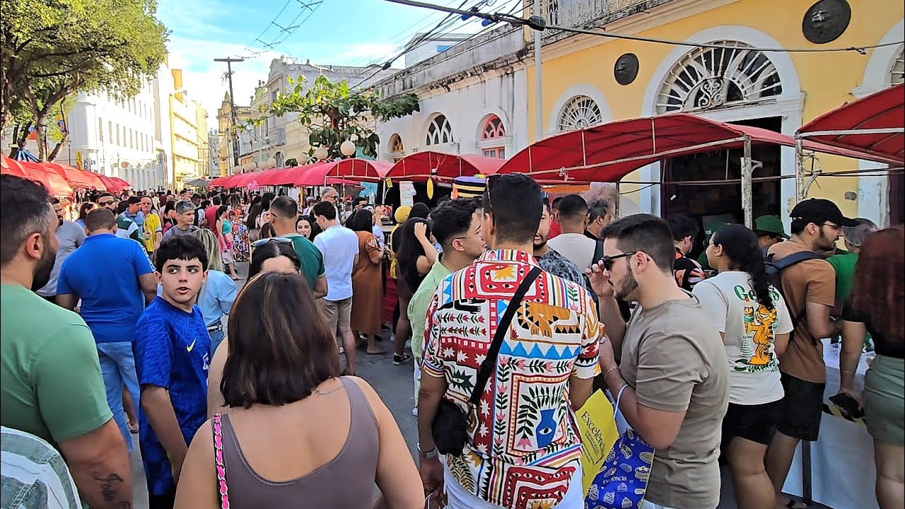 Feira de Rua Em Recife Pernambuco 