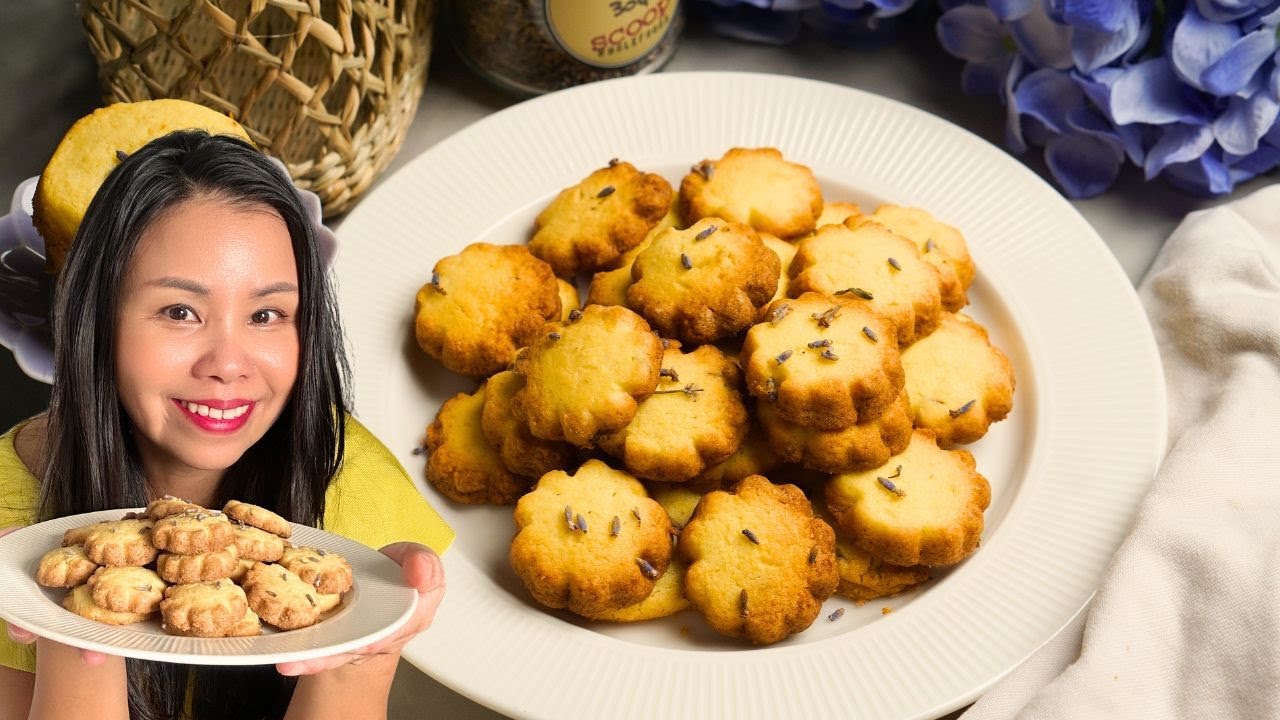 Lavender Butter Cookies