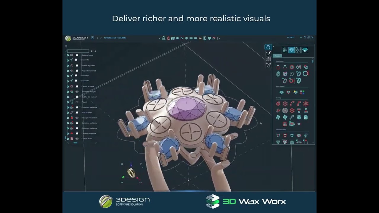 New 3Design v13 Software for Jewellery
