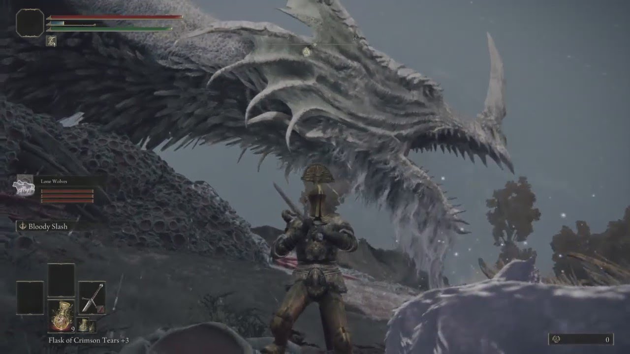 Elden Ring - Elder Dragon Greyoll Boss Fight