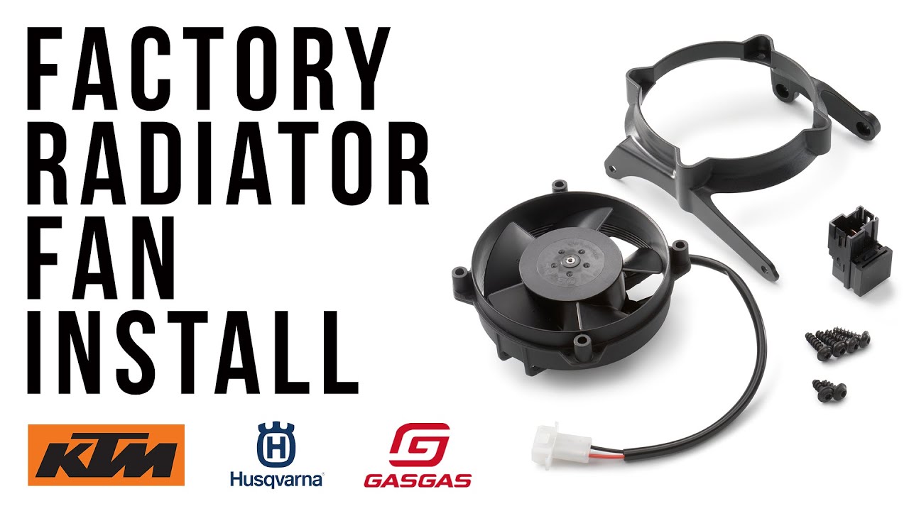 How To Install Radiator Fan (KTM / Husqvarna / Gasgas, enduro models)