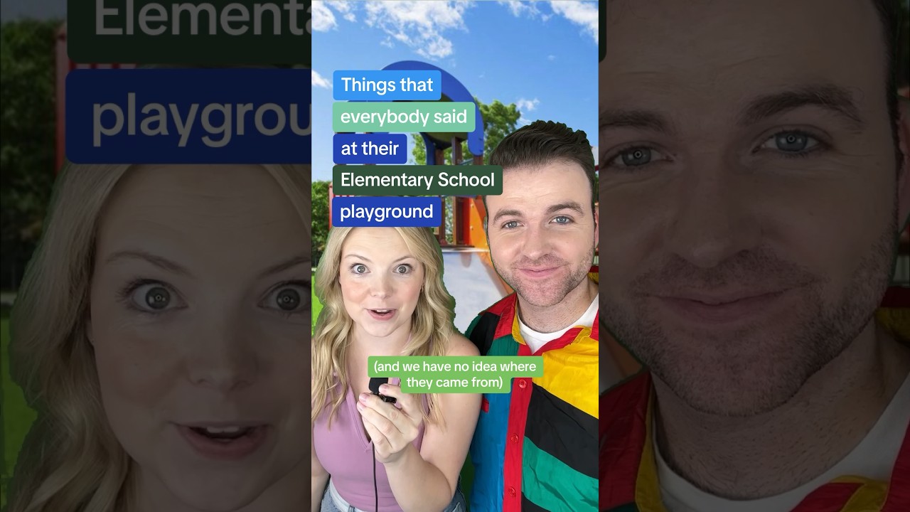 Things everybody said at their school playground (w/ @thejessicakaylee) #nostalgia #schoolmemories