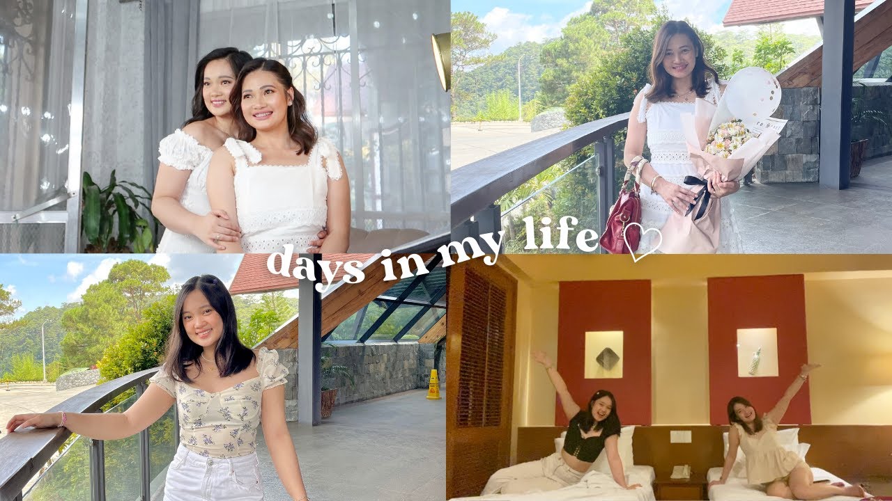 days in my life ☺︎ staycation, makeup shoot, and mother's day ♡