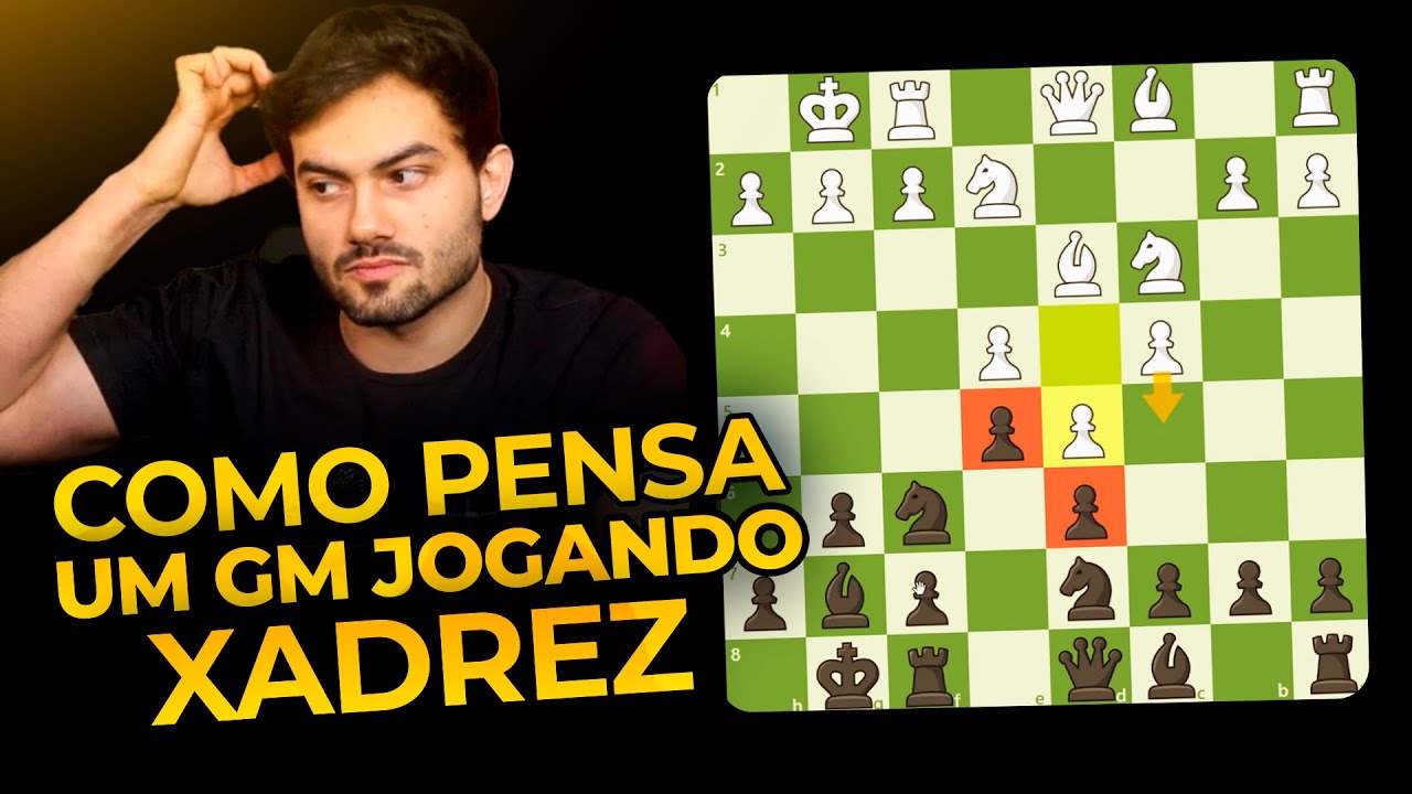 Como pensa um GRANDE MESTRE de XADREZ!