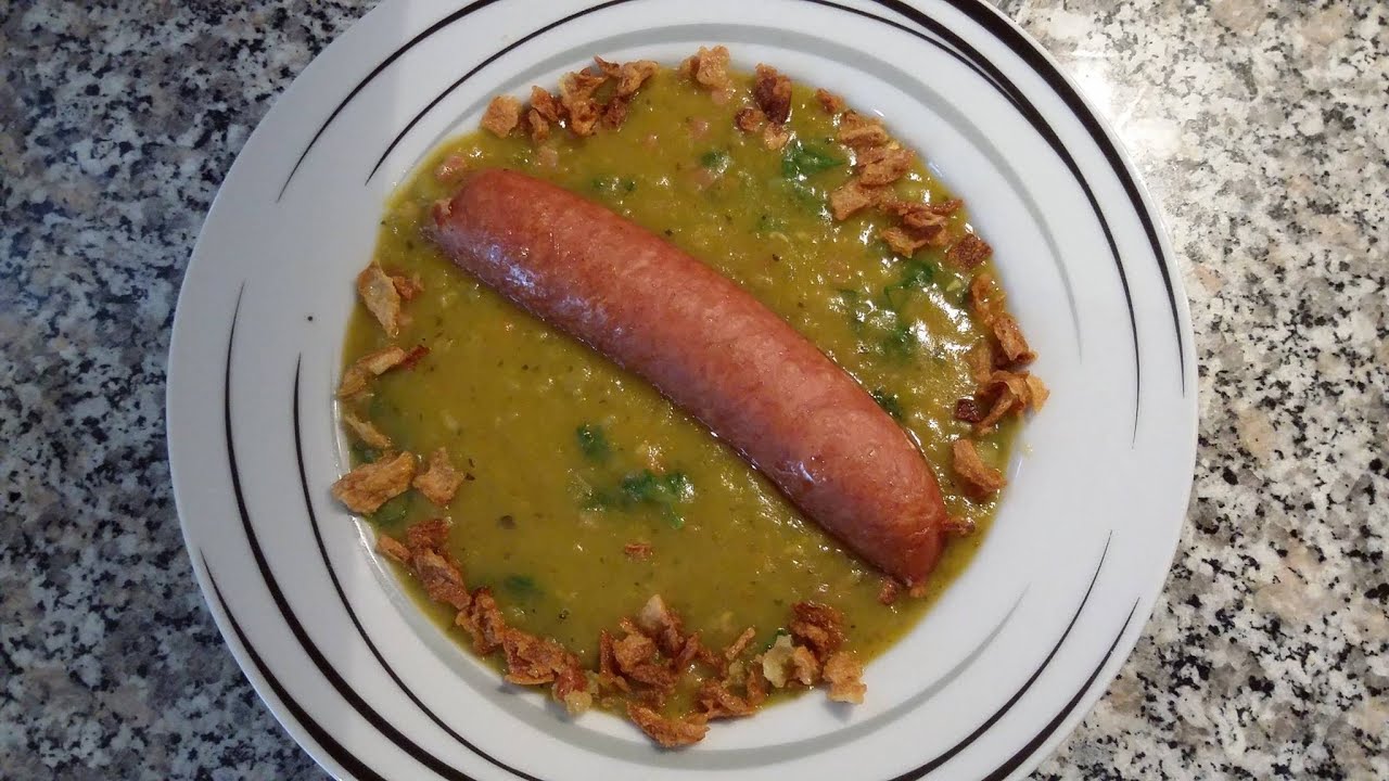 Thermomix TM 5   Erbsensuppe mit Würstchen