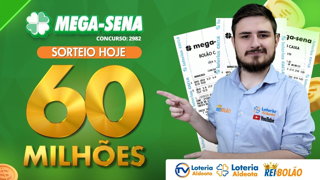 HOJE TEM MEGA-SENA COM R$ 60 MILHÕES: A SUA CHANCE PODE ESTAR AQUI!