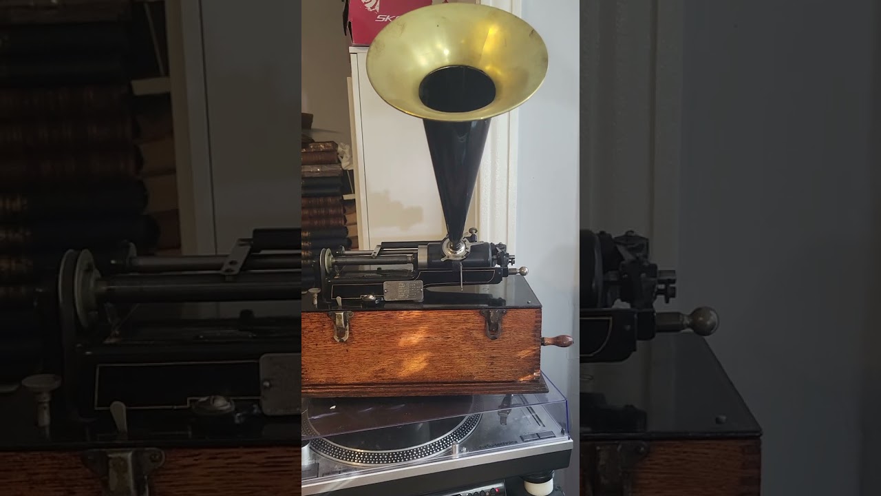 Recorded 1902 The mansion of aching hearts..Byron G Harlan.Played on the 1898 Edison Home phonograph