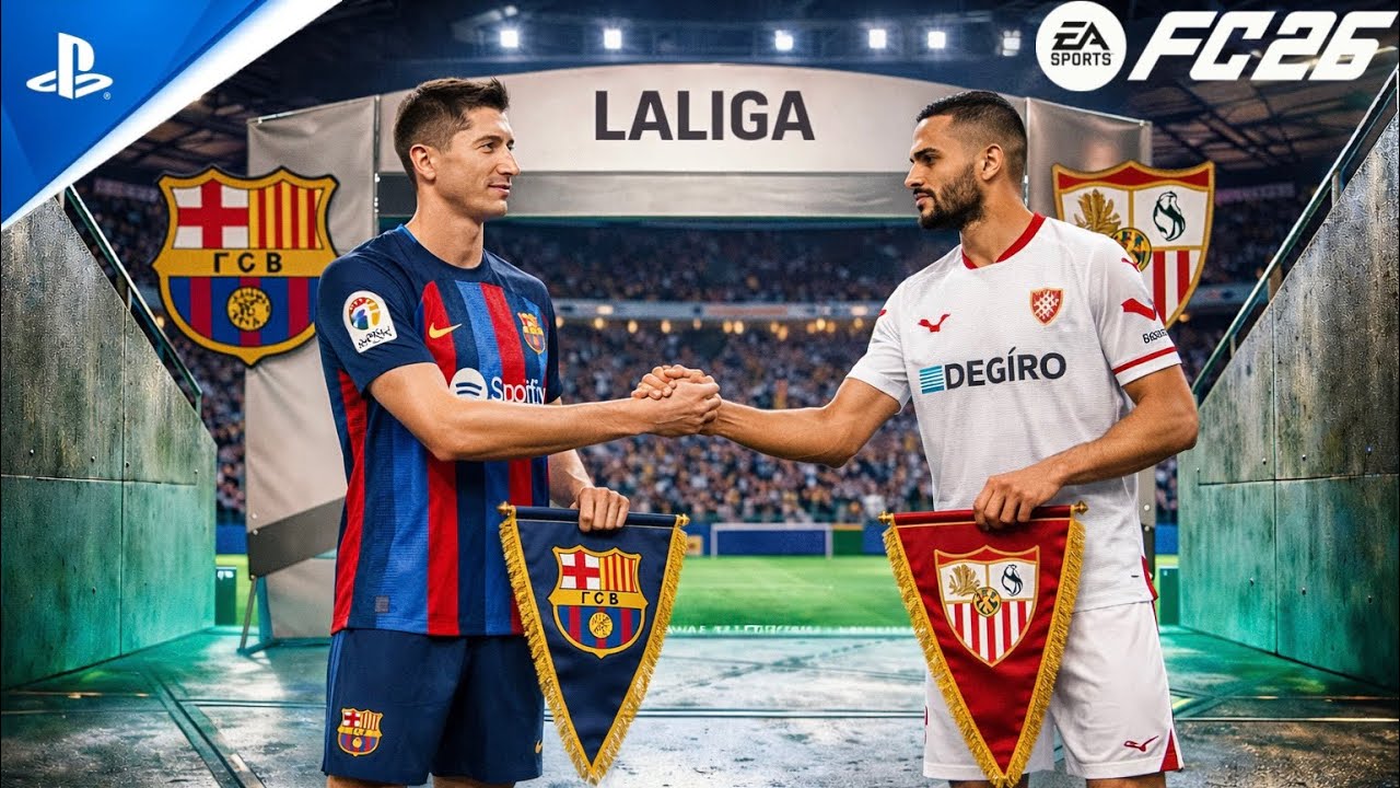 ФК 26 — Барселона против Севилья — Ла Лига 25/26 — PS5