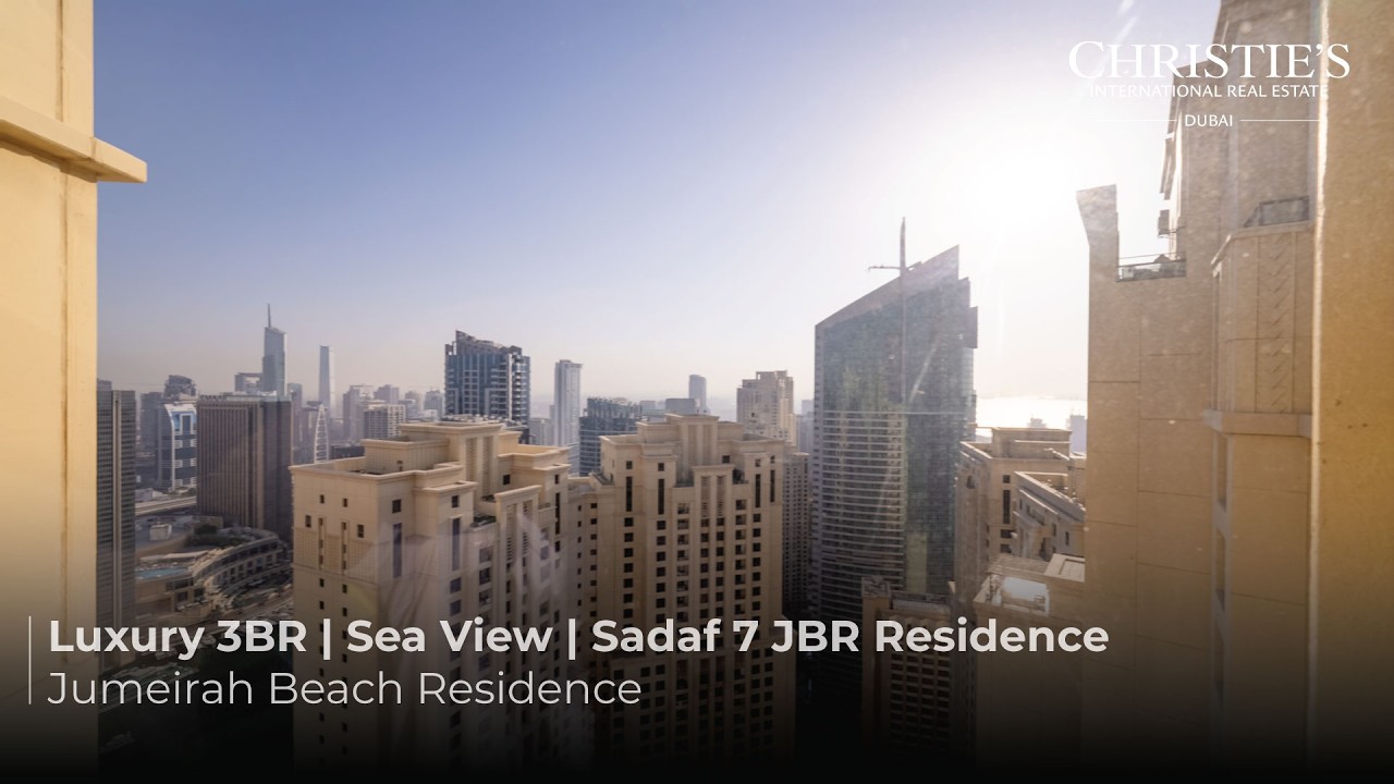 Luxury 3BR | Sea View | Sadaf 7 JBR Residence
