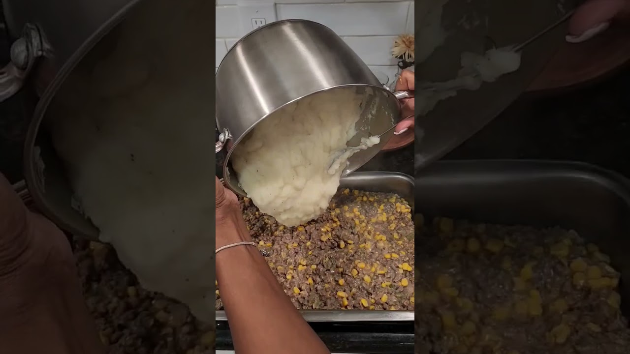 Quick and easy Shepherds Pie, made the way my family loves it!!! #satisfying #aesthetic