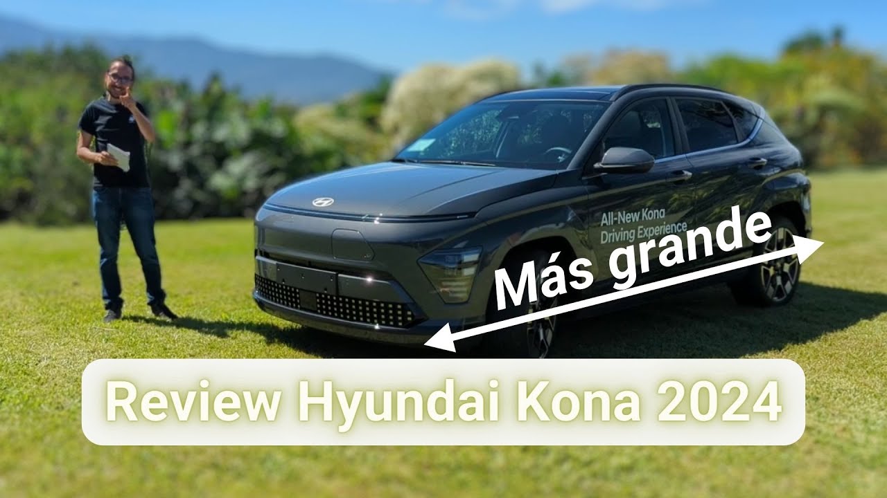 Hyundai Kona EV 2024 - Review interior y exterior en Español