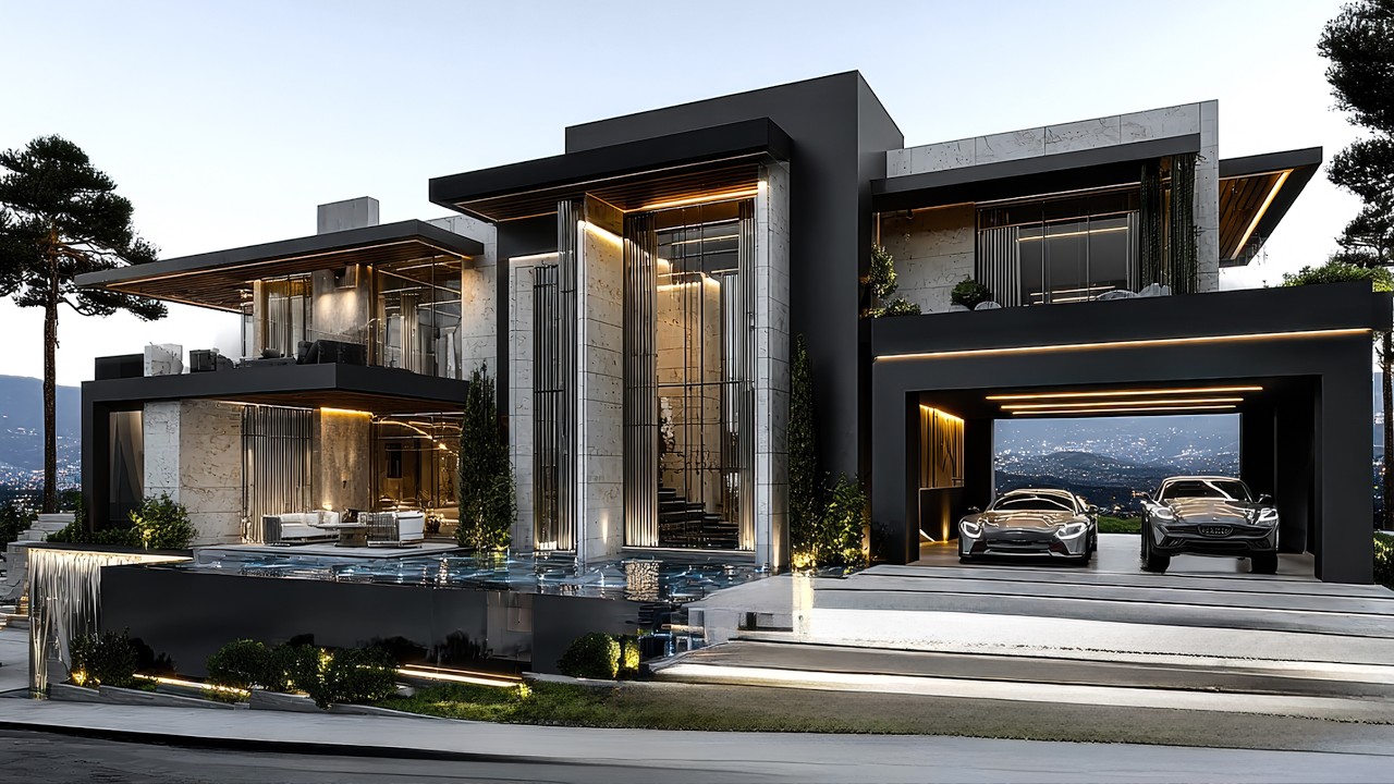 Behind These Walls: Ultra Private Modern Luxury Mansion Tour