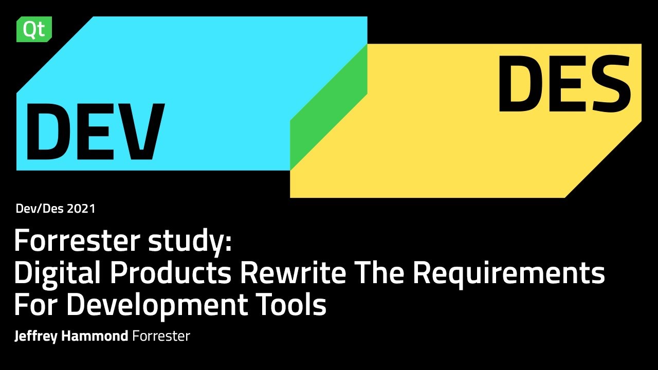 Forrester study: Digital Products Rewrite The Requirements For Development Tools | Dev/Des 2021