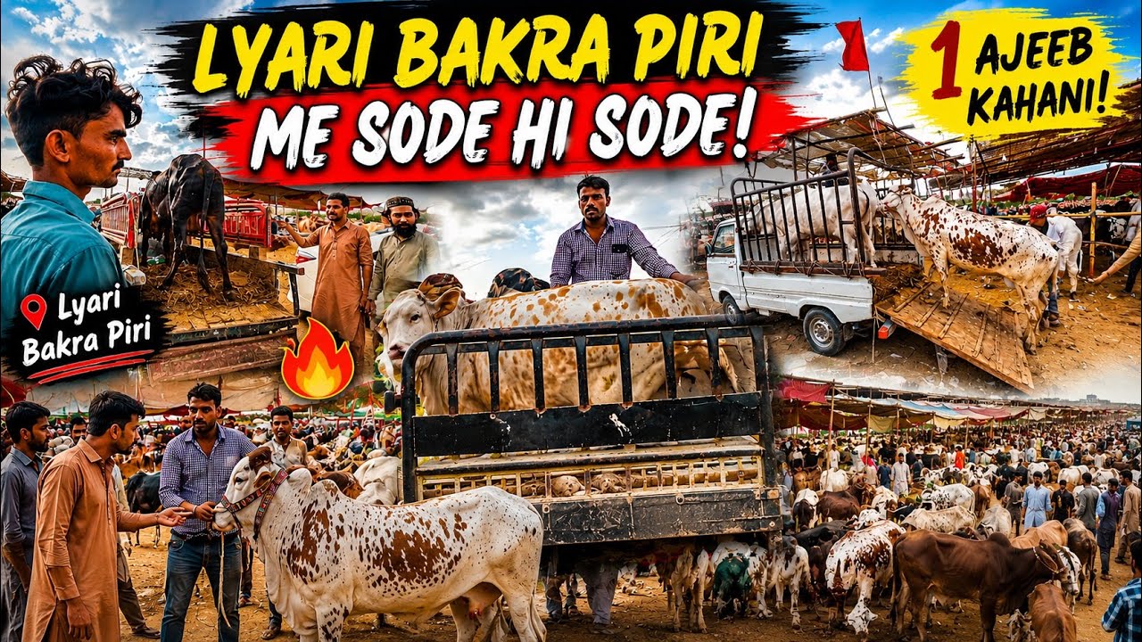1 lakh 87 hazar ka soda Lyari Bakra Piri | Bakra Eid 2026 | RD All Rounders