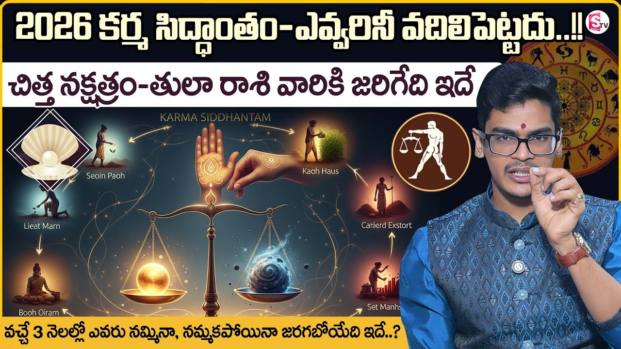Chittha Nakshatram 2026| Thula Rasi Predictions |Uma Devarakonda|Karma Siddhantham| SumanTV Shirisha