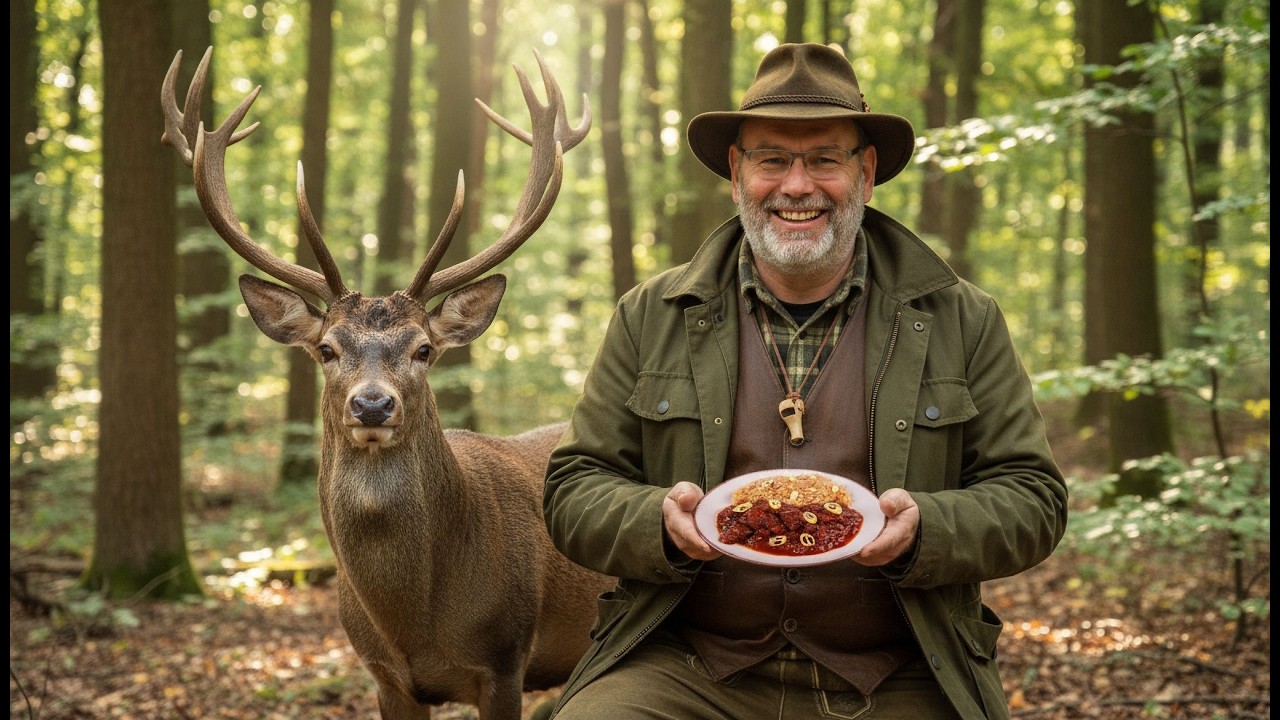 Jelení perkelt s tarhoňou – Maďarská divočina na grilu!🔥🦌#512