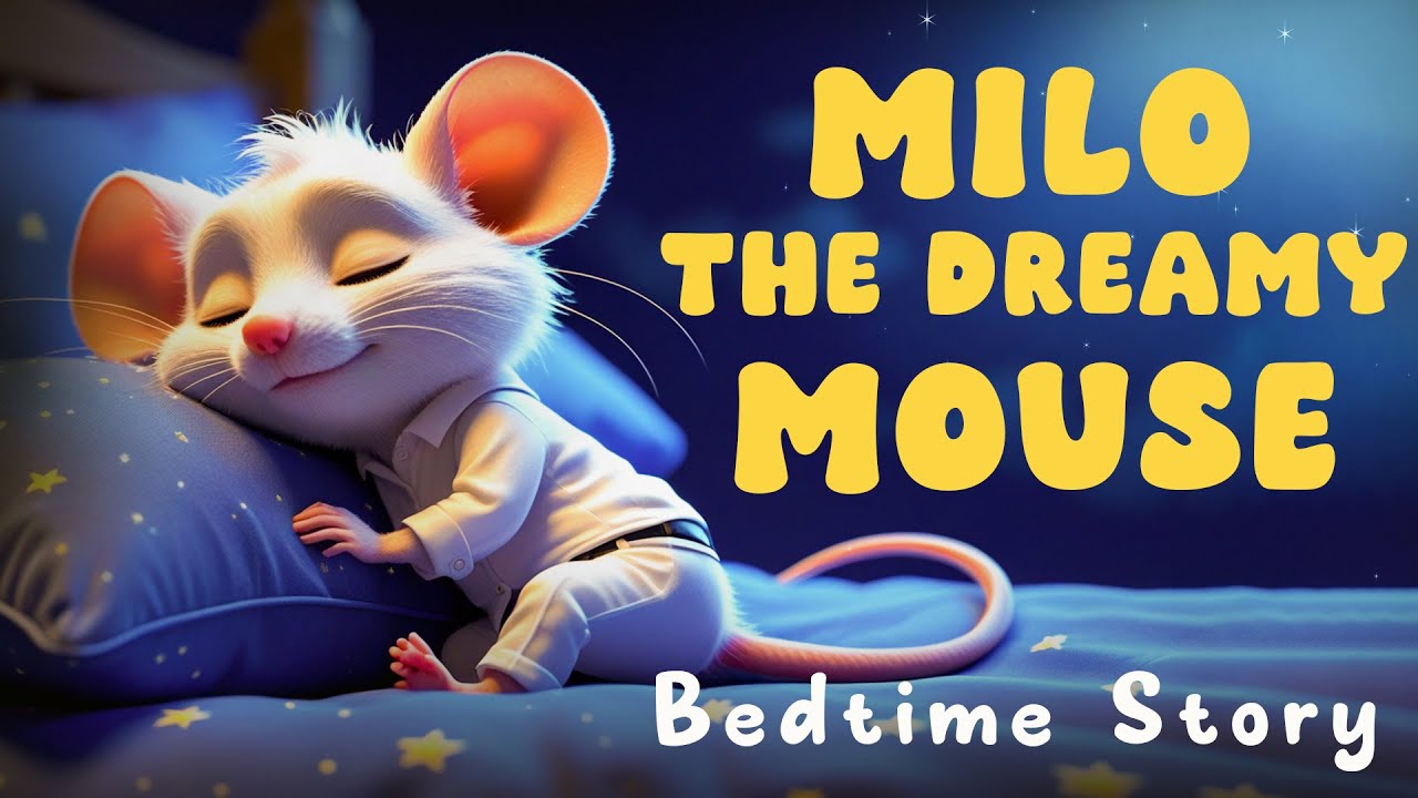 🐭 Milo The Dreamy Mouse 🐭 Calming Bedtime Story For Toddlers