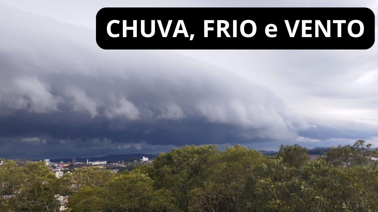 CHUVA e FRIOZINHO no RS.