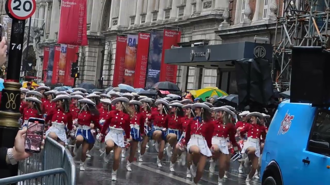 Kilgore College Rangerettes At The London New Years Day Parade. Wednesday The 1st Of January 2025