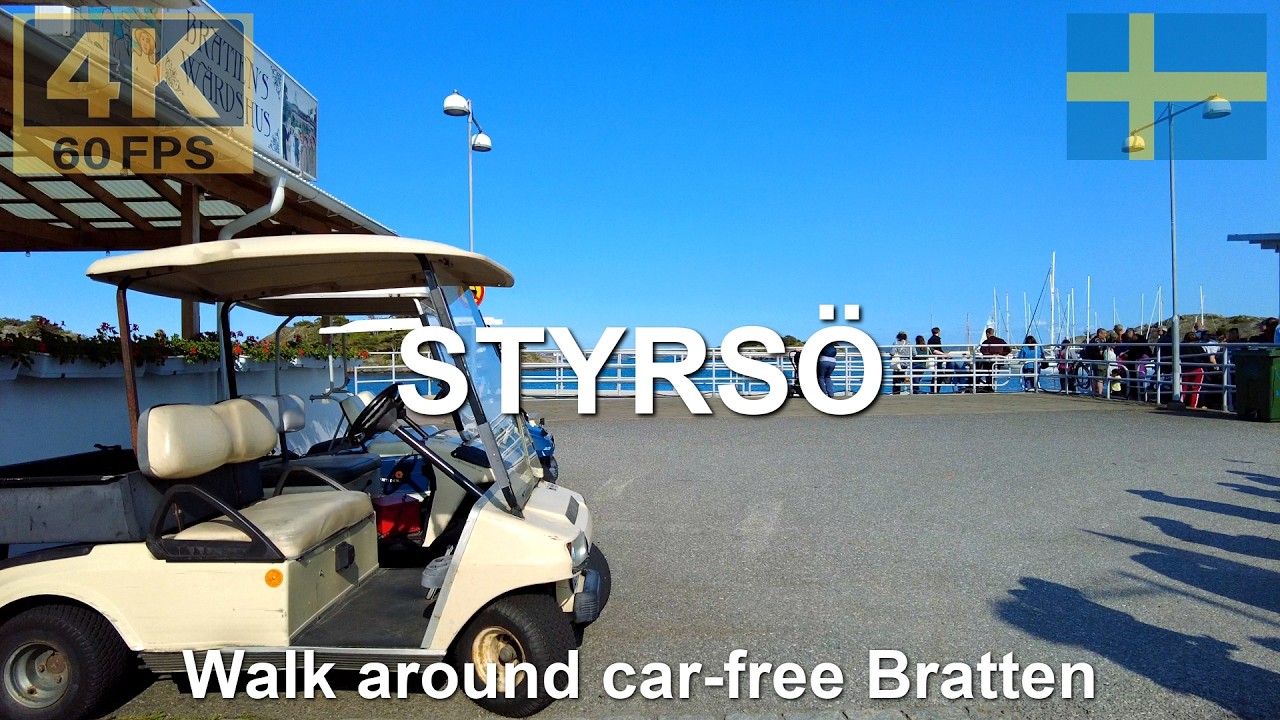 STYRSÖ-BRATTEN, Sweden 🇸🇪 in 4K | 2025 | Walk around Sweden's Car-Free West Coast Island
