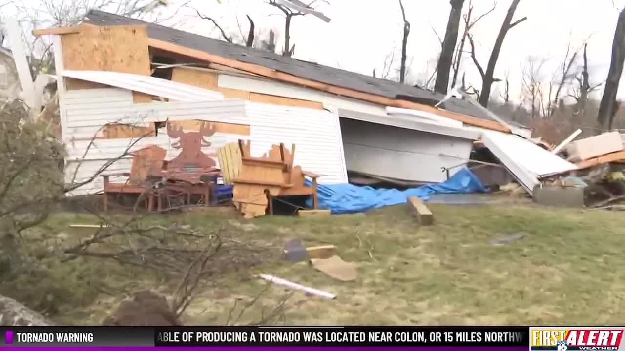 Widespread damage in Cass County - 4:30 p.m.