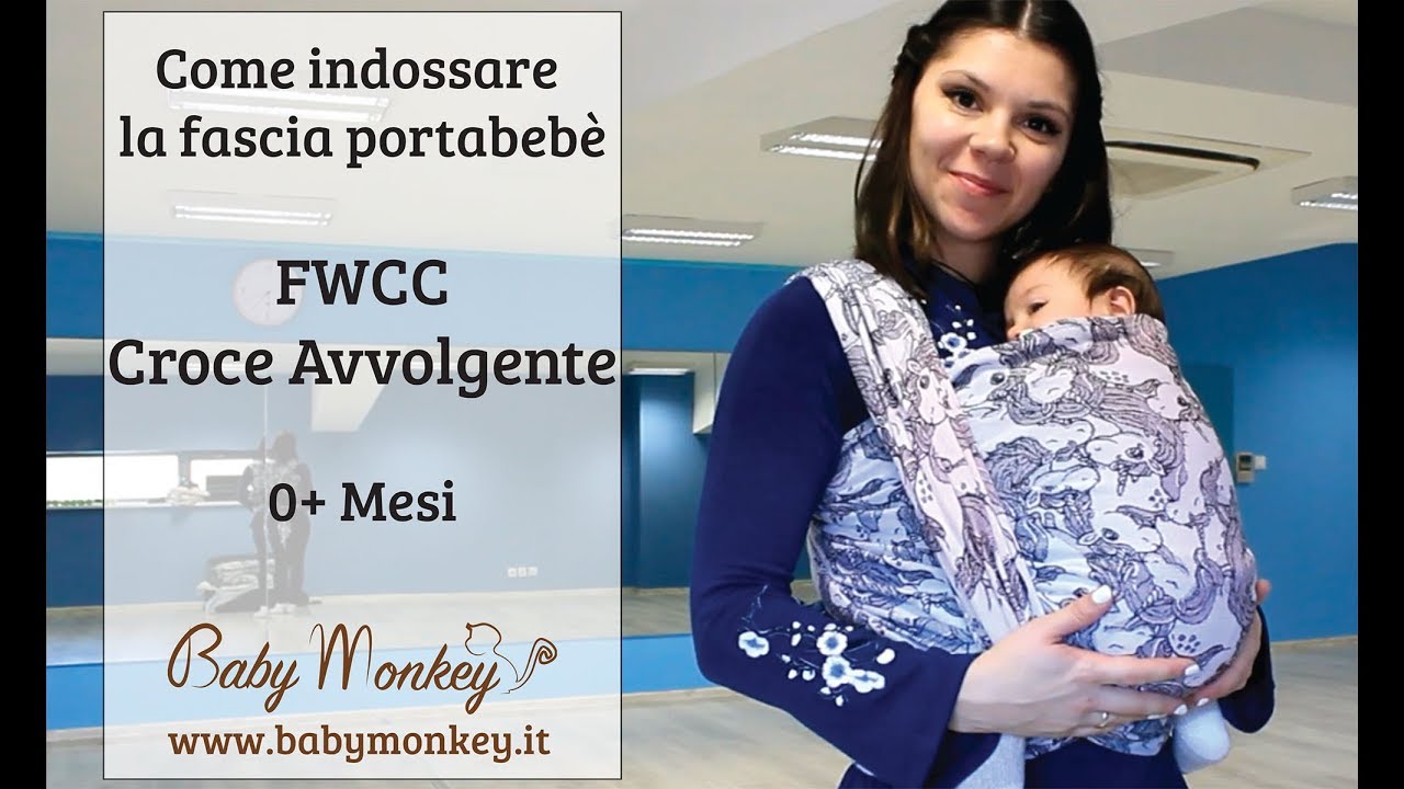 Come indossare la Fascia Porta bebè - Croce Avvolgente (FWCC)