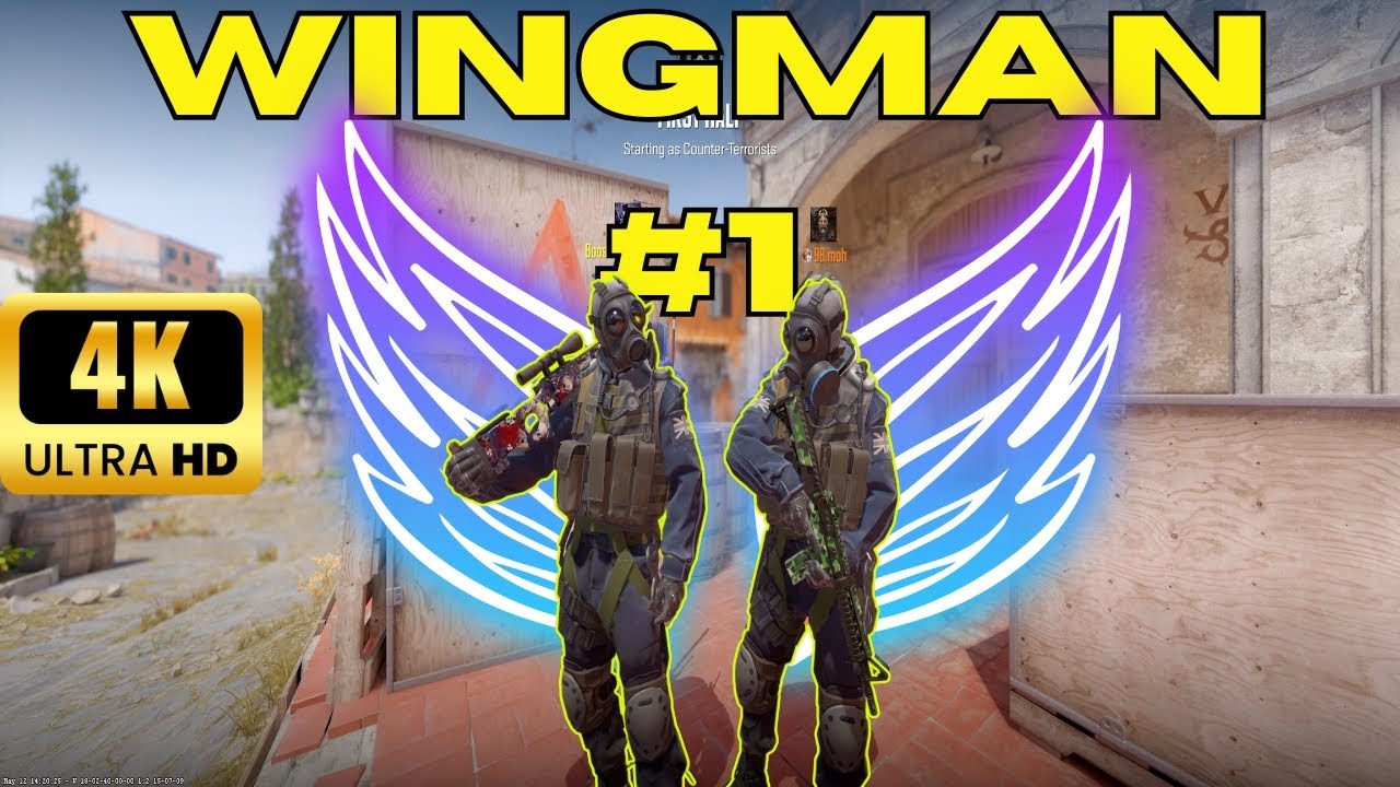 CS2 Wingman Inferno Gameplay Intense 2v2 Action! 4k Gaming