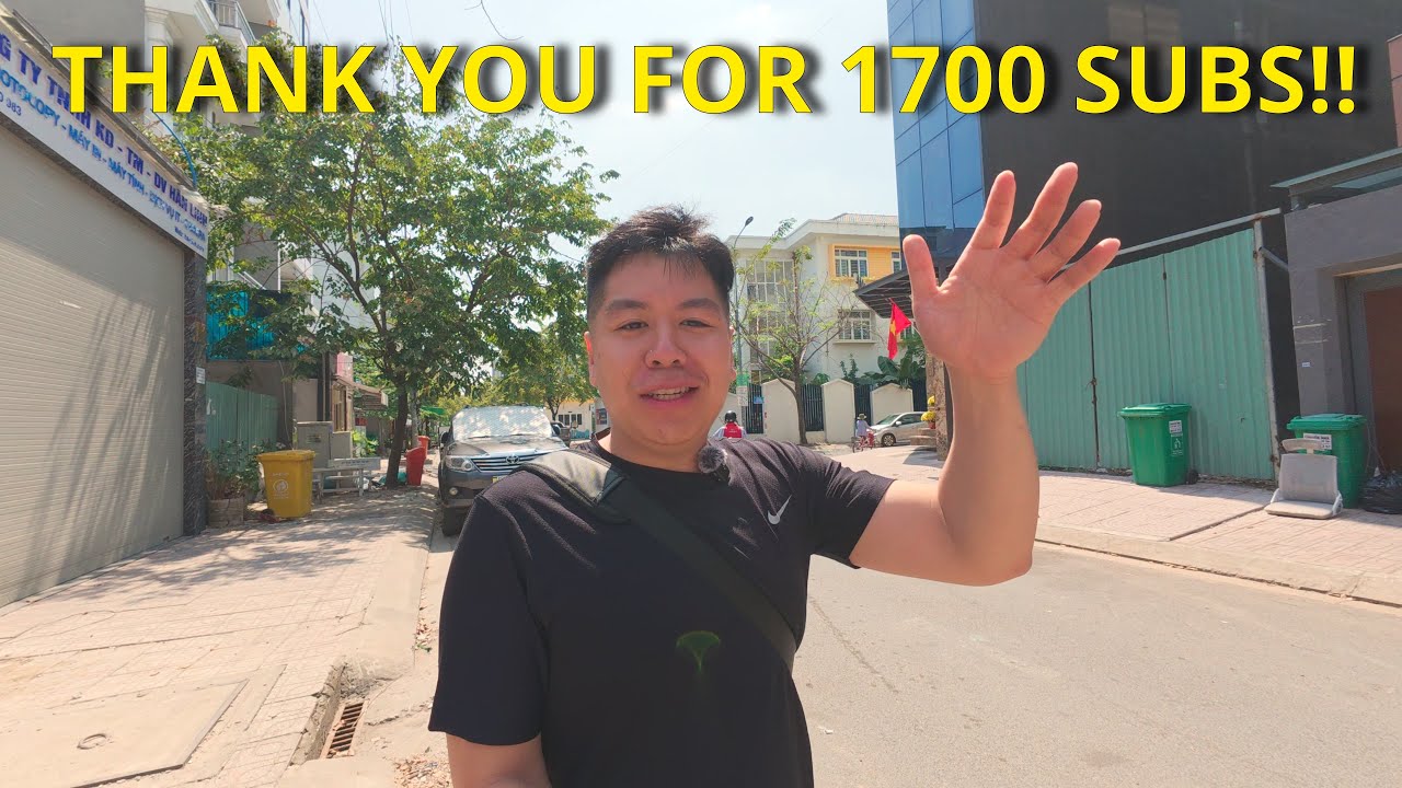 THANK YOU SO MUCH FOR 1700 SUBSCRIBERS. BIG STEAK LUNCH TO CELEBRATE - Saigon, Vietnam - vlog 34