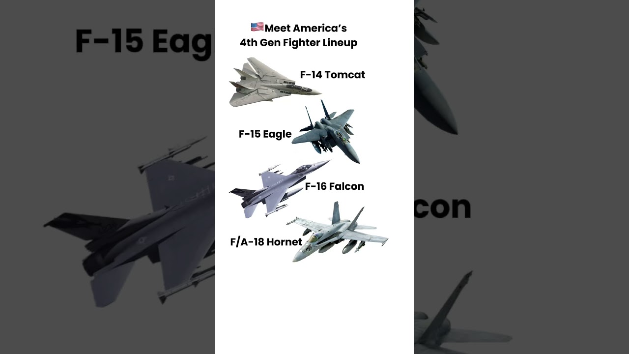 F-14, F-15, F-16, F/A-18 &mdash; America&rsquo;s Iconic Fighters Compared
