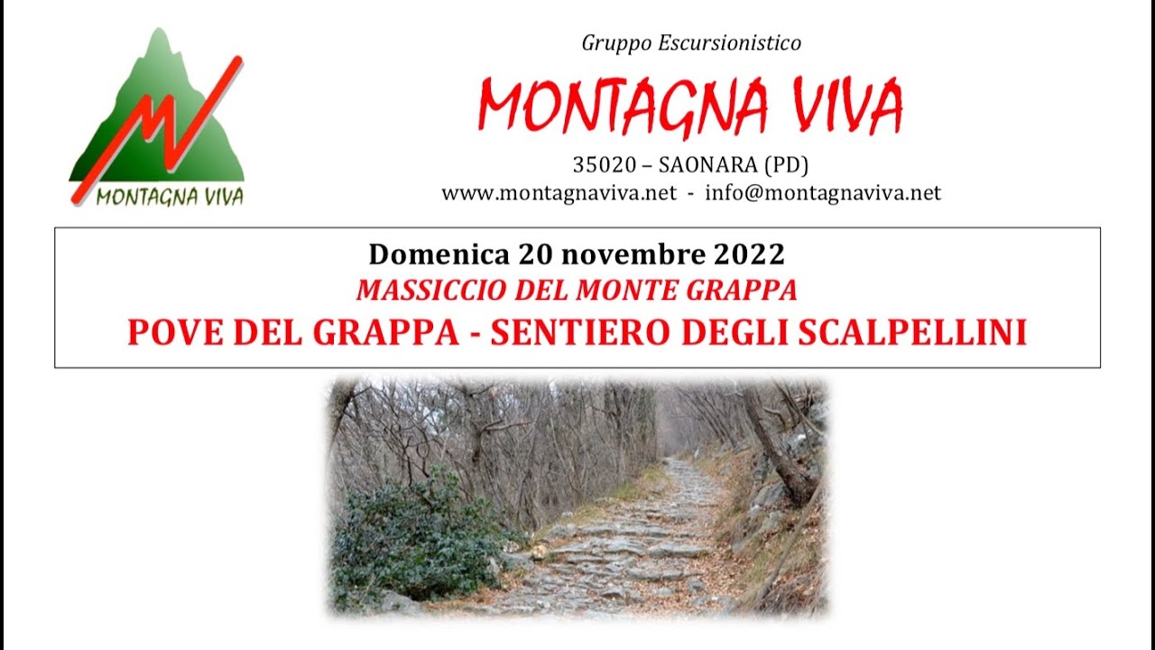 SENTIERO DEGLI SCALPELLINI