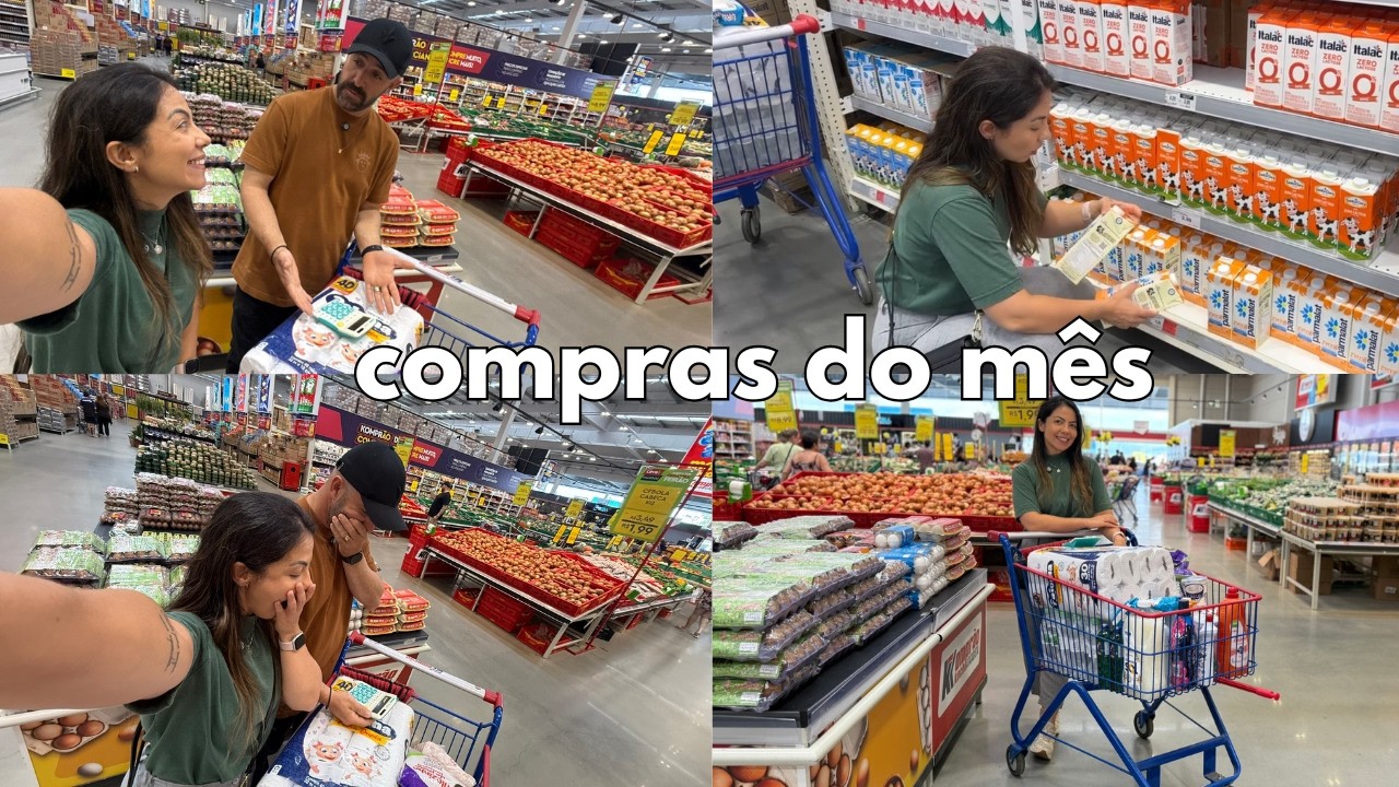Compras do Mês | O que eu compro para o mês inteiro