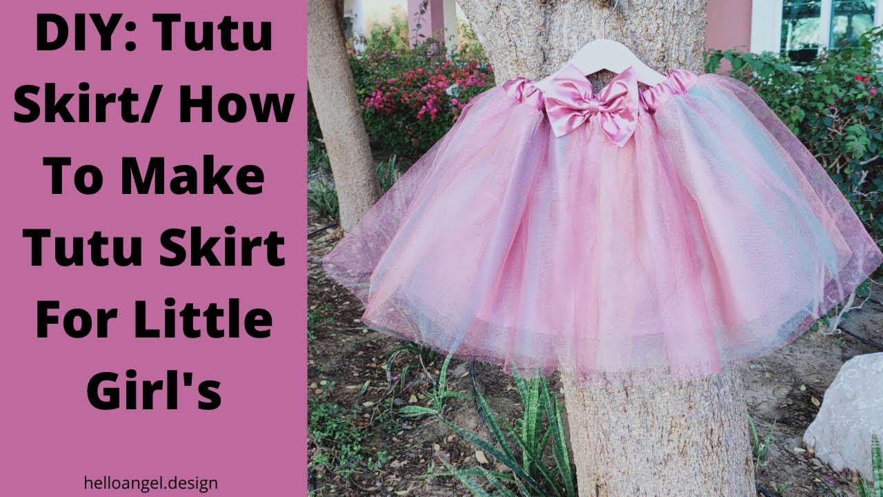 DIY: TUTU SKIRT /  HOW TO MAKE A TUTU SKIRT FOR LITTLE GIRLS / BEGINNER FRENDTL TUTORIAL