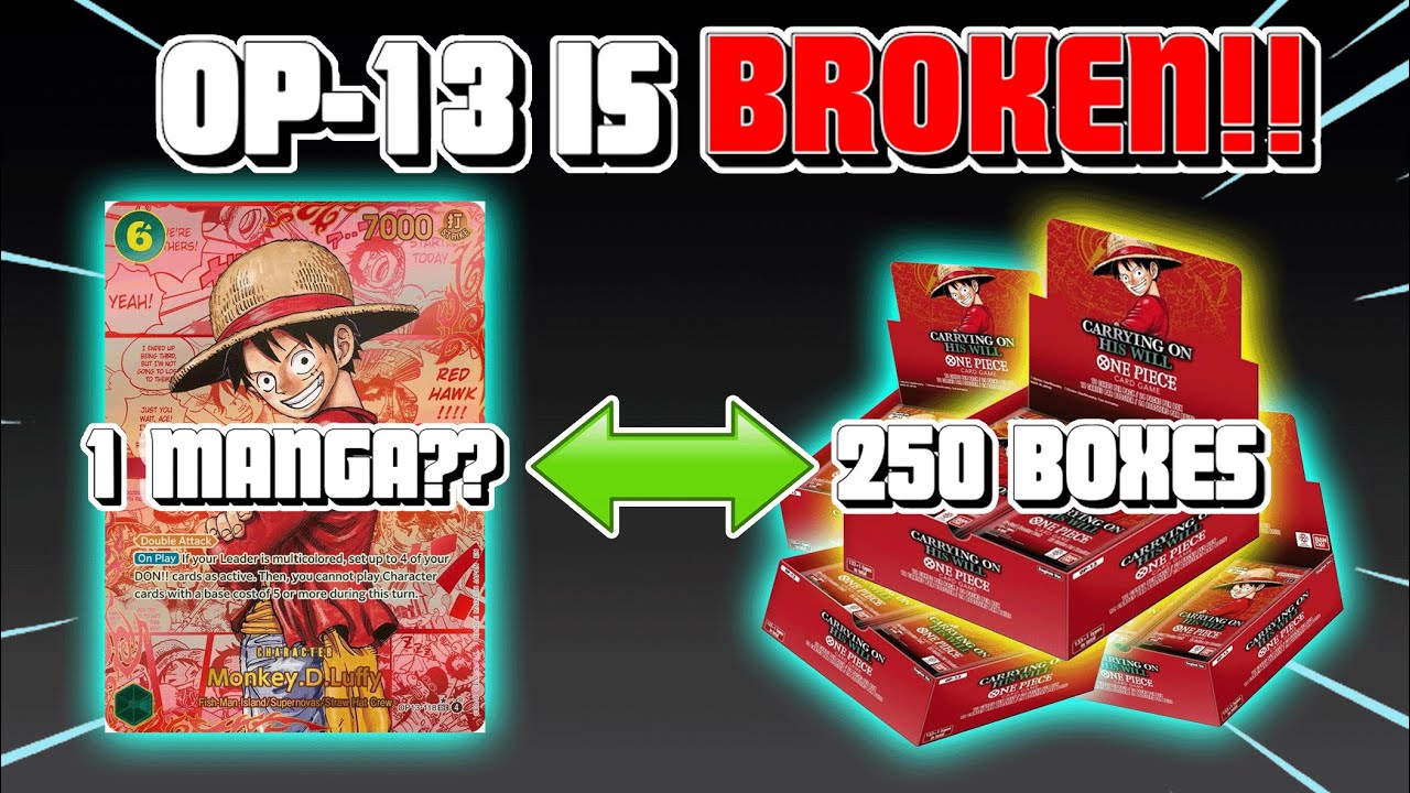ХУДШИЙ НАБОР ONE PIECE TCG?? Скорость натяжения OP-13 УЖАСНАЯ!!