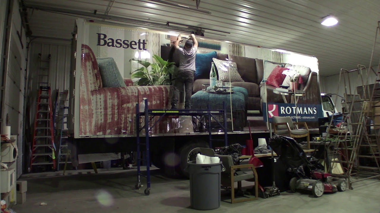 Wrapping The New Rotmans Furniture Fleet Of Box Trucks!
