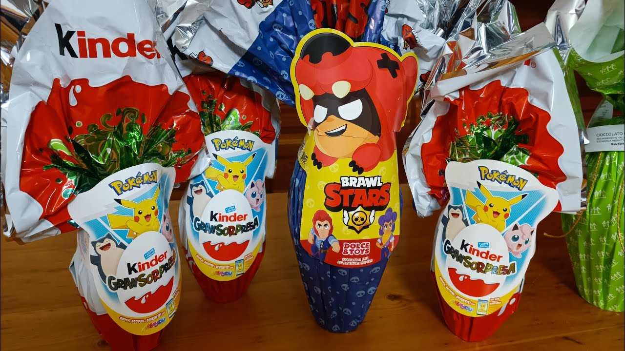 MEGA UNBOXING UOVA DI PASQUA KINDER POKÉMON E BRAWL STARS!! APRIAMO LE ULTIME SORPRESE DI PASQUA!! 😱