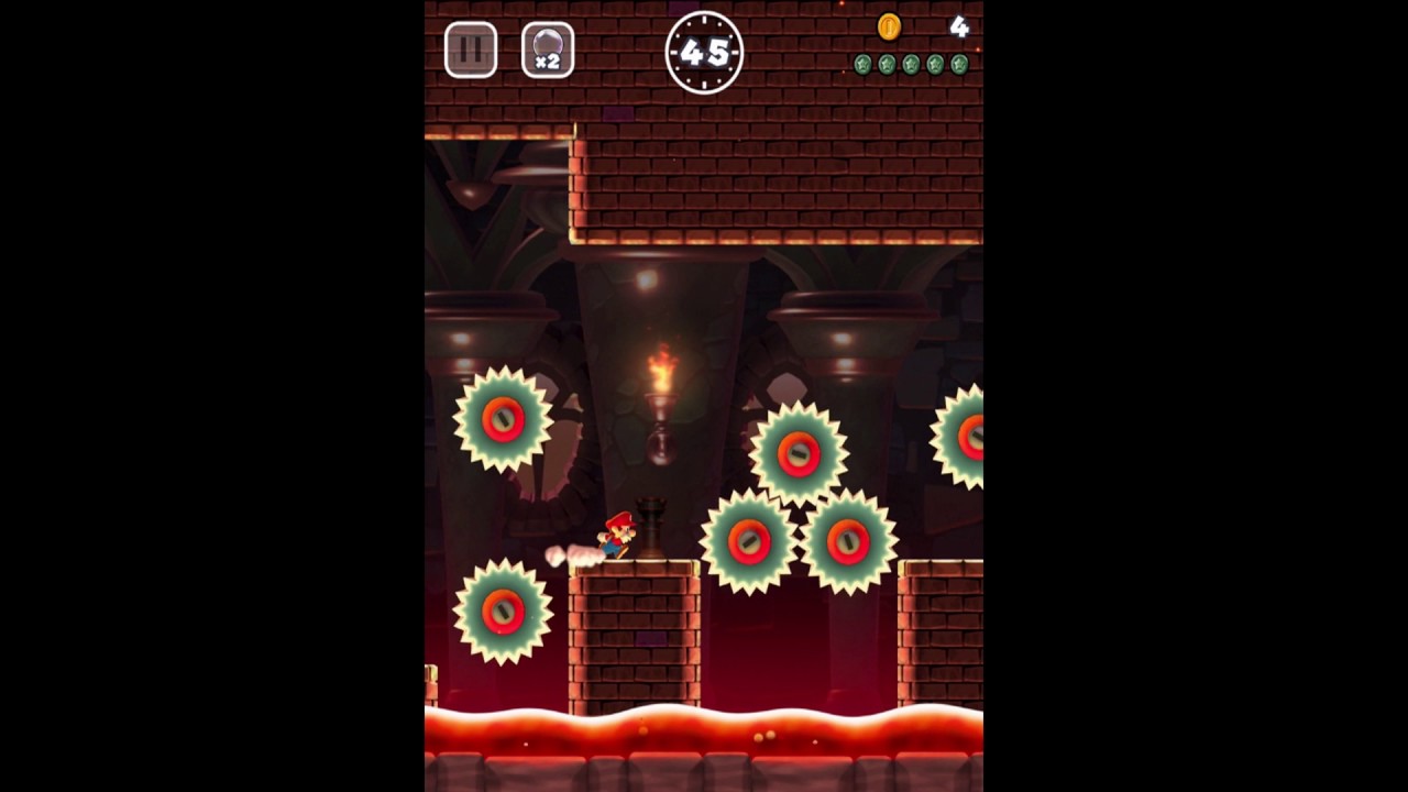 Super Mario Run (iOS): Black Coin Pipe Special Course All Black Coins (No Damage)