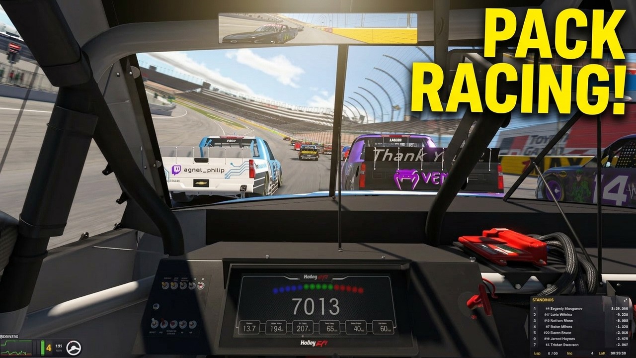 Multi-truck crash at Las Vegas Motor Speedway, CAN I WIN ?