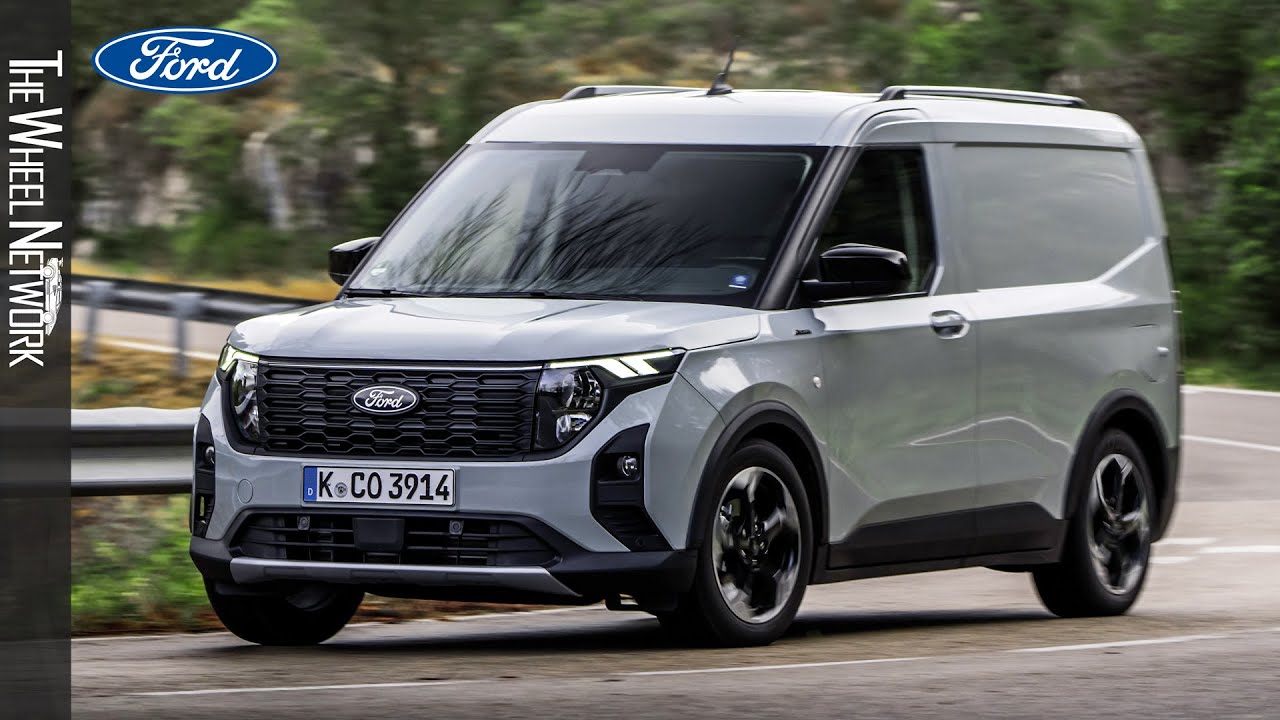 2024 Ford Transit Courier | Solar Silver | Driving, Interior, Exterior