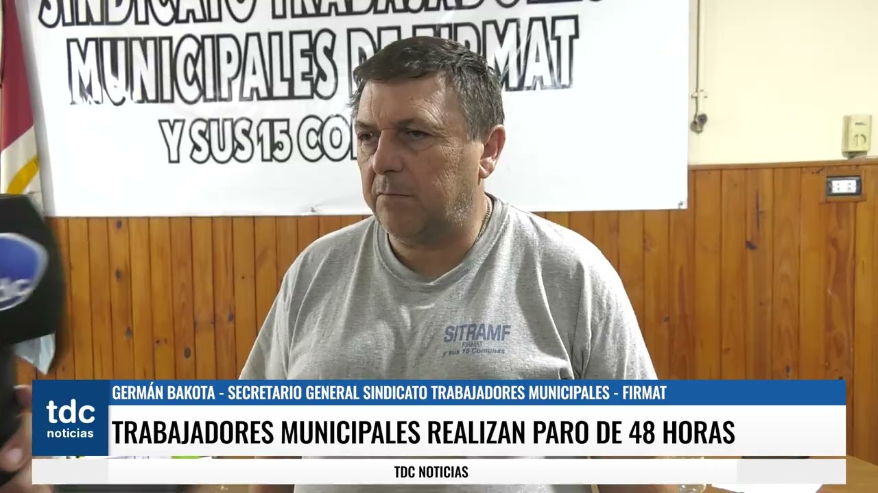 FESTRAM | TRABAJADORES MUNICIPALES REALIZAN PARO DE 48 HORAS