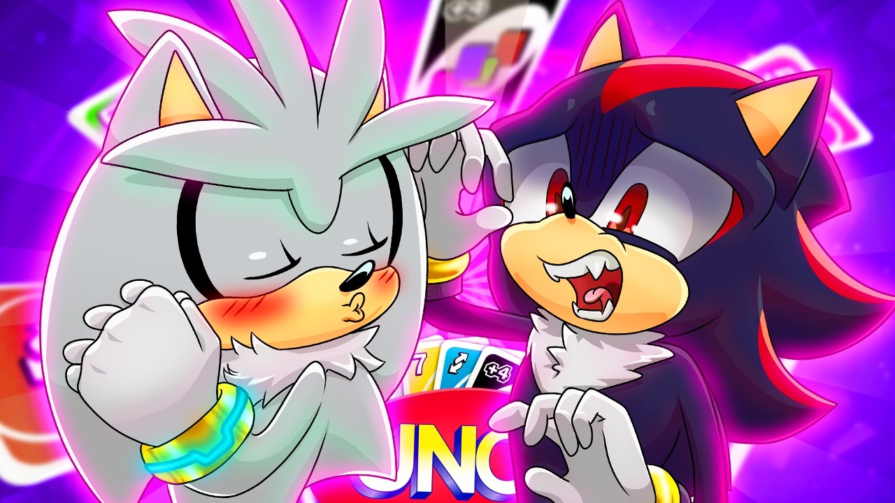 SILVER WANTS SHADOW?! Shadow, Amy & Silver Play UNO!