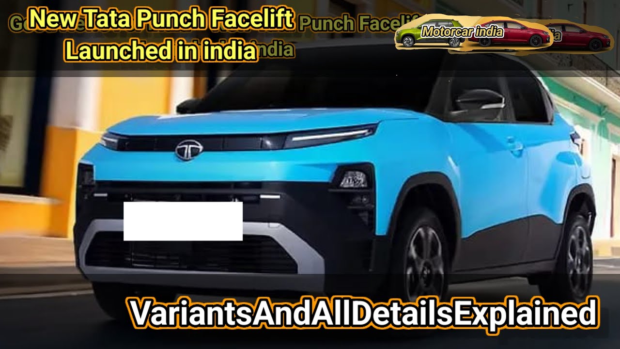 New Tata Punch Facelift Launched in india VariantsAndAllDetailsExplained 