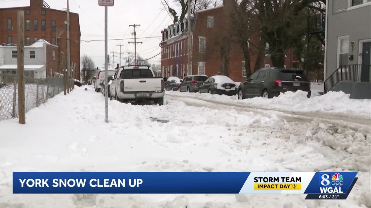 York residents dig out after snowstorm as city extends grace period for snow removal