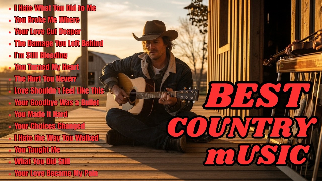 Heartbreak Country Songs 💔 Saddest Country Love Songs Collection 2026