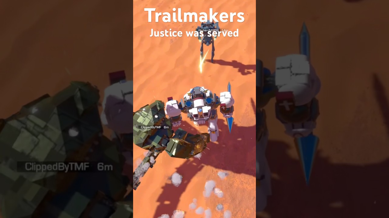 Trailmakers - bro tried to run&hellip;#trailmakers #walker #mech #legs #tutorial #missile #petebask #howto