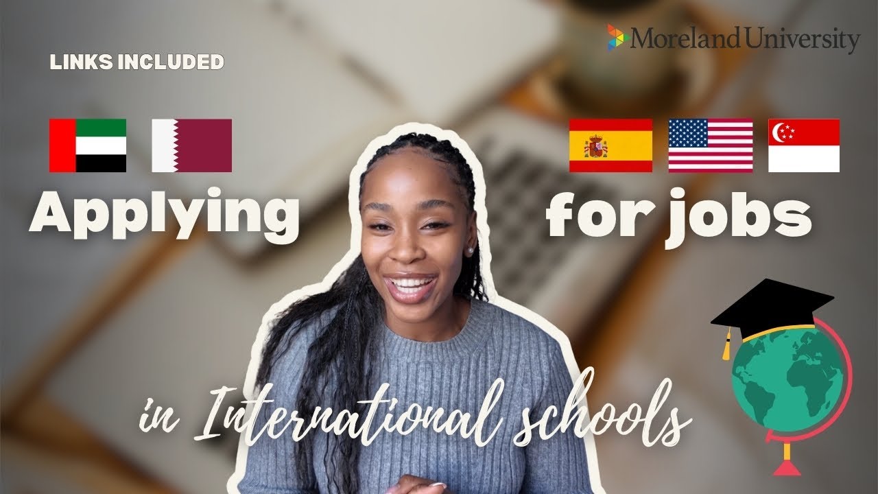 This is where you can apply for international schools around the world 🌍 @MorelandUniversity