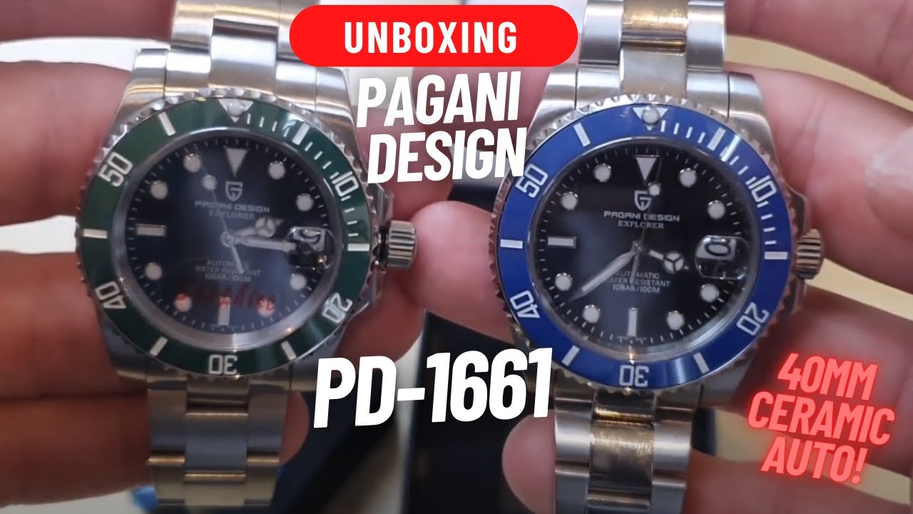 UNBOXING: PAGANI DESIGN PD-1661 HOMAGE!!!