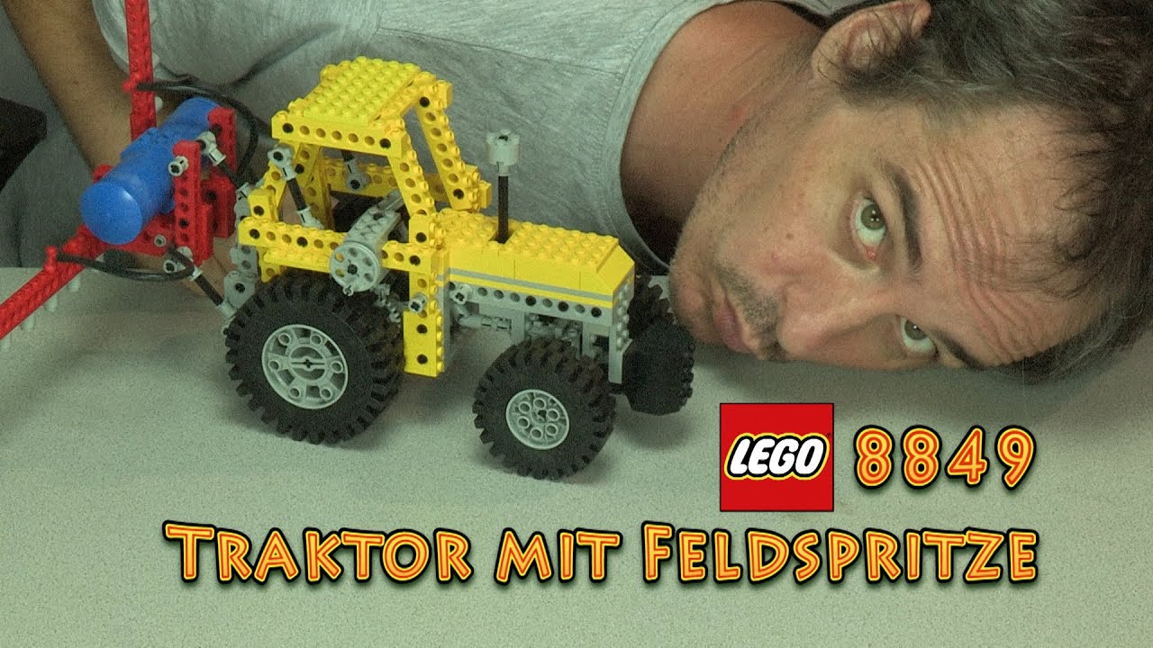 LEGO® 8849-1 Review: Traktor mit Feldspritze und einem Konstruktionsfehler vom Jahr 1986 - LY-00269