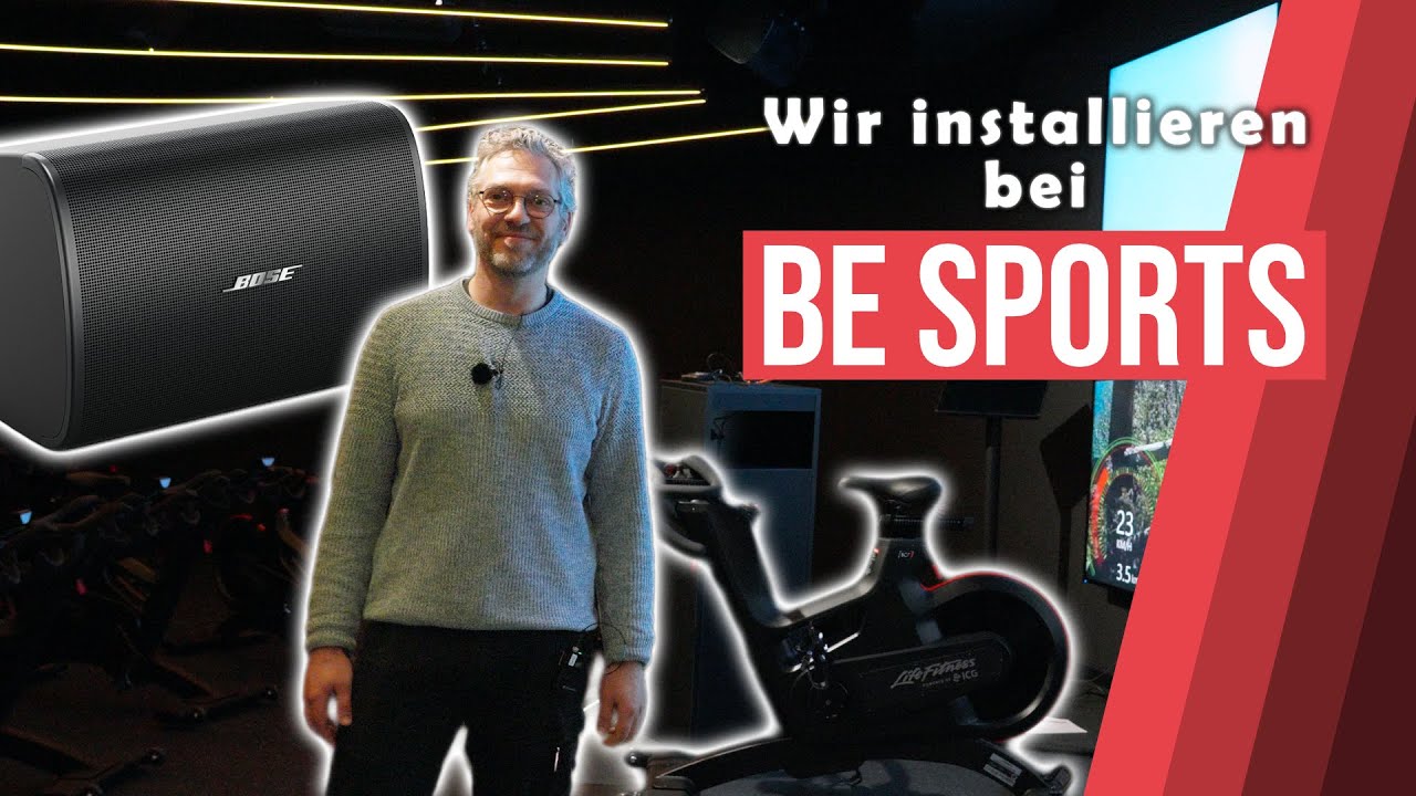Wir installieren fetten Sound und Displays bei BeSports in Berlin! #installation #berlin