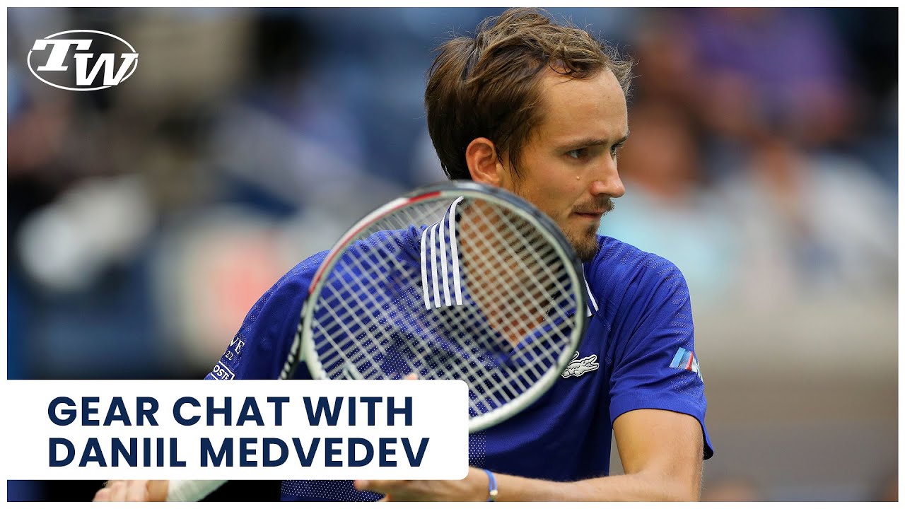 Daniil Medvedev talks about his on court tennis gear - DEMO his Tecnifibre TFIGHT racquet now!